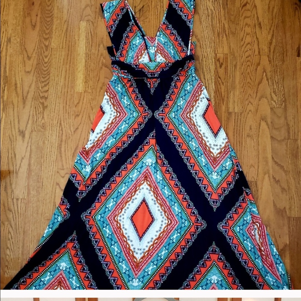 Anthropologie-Maeve Verda Maxi Dress